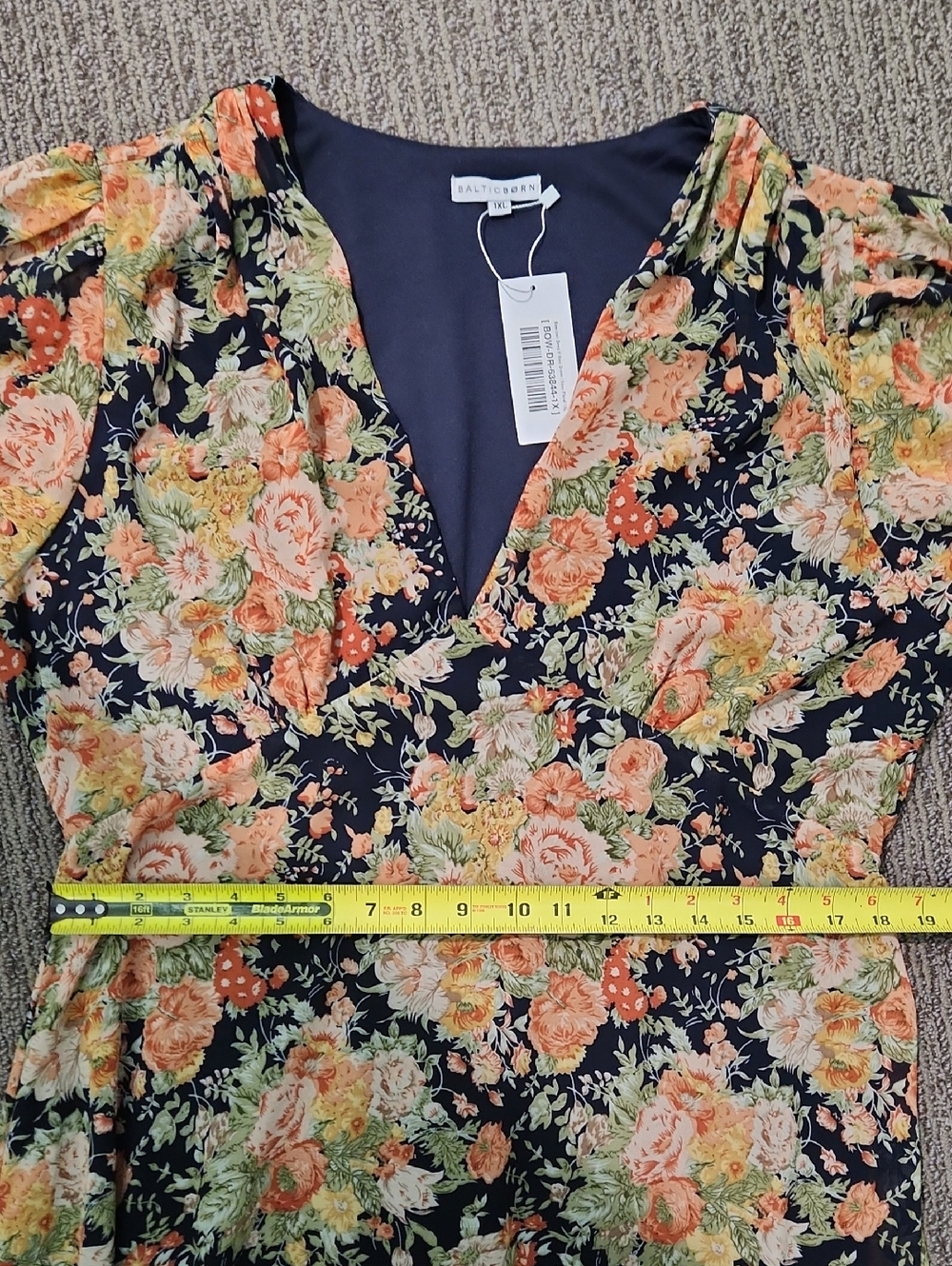 Baltic Born Bowman Deep V Maxi Dress Size 1X - Picture 10 of 16